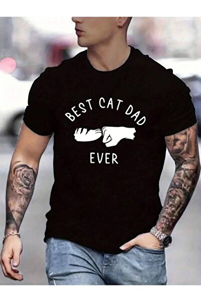 LİNA06 Summer New Men's Casual Fashion Short Sleeve Printed Slightly Stretchy...