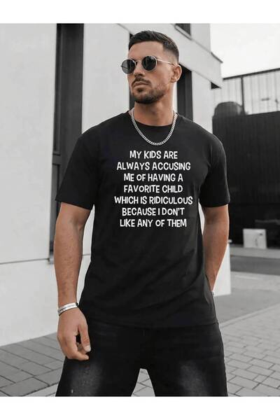 NOURAM Funny Children's Father Quotes High-Quality-Shirts, Humorous Men's Sho...