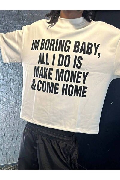 LİNA06 FRACTYR Men's Casual Street Style T-Shirt With "Get Money" Slogan Prin...