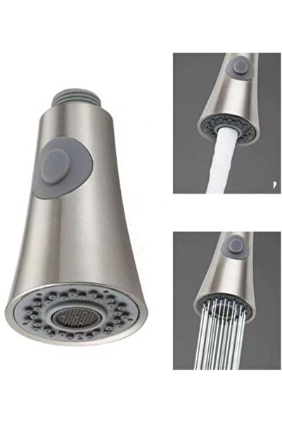 STARSTAR Kitchen Faucet Shower Head Replacement Part - G1/2 Brushed Pull-Out ...