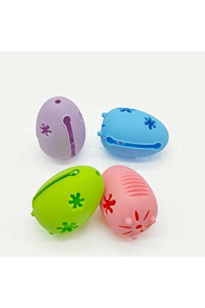 STARSTAR 4 Pieces Cosmetic Sponge Box Makeup Puff Holder Makeup Puff Case Bea...