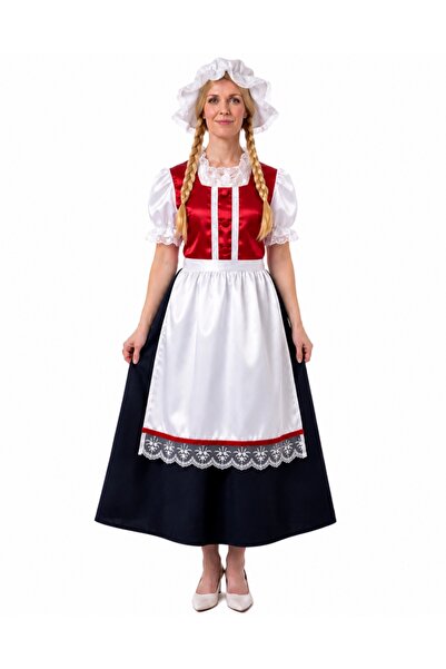 Kostüm Sarayı زي هولندي تقليدي للنساء البالغات