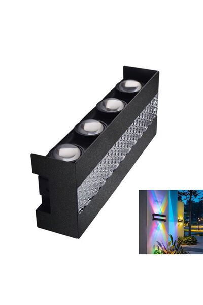 Morvena Picks Această lampă LED de perete pentru interior/exterior are 10W RG...