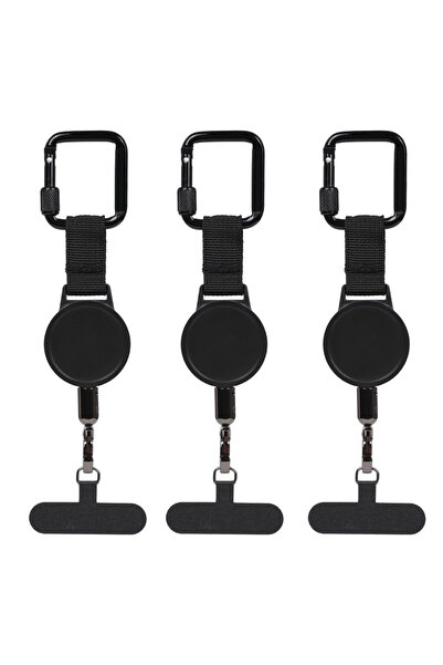 STARSTAR 3-Piece Set - Expandable Anti-theft Phone Holder with Keychain, Anti...