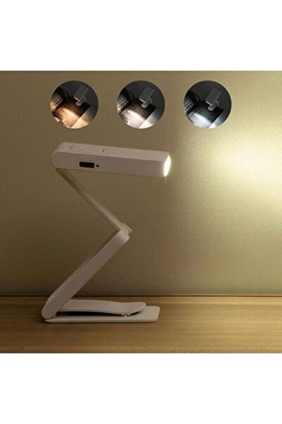 STARSTAR USB rechargeable foldable clip-on reading light, eye-friendly, 3 mod...