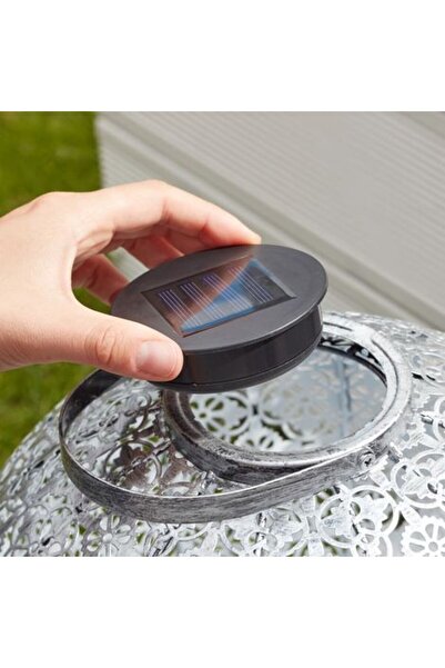 STARSTAR Solar light replacement LED solar module – 8.2cm round housing – 400...