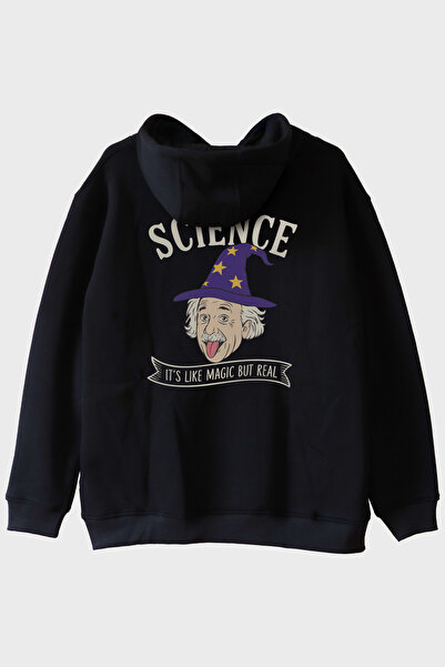 lofux هودي أسود من Science Magic But Real