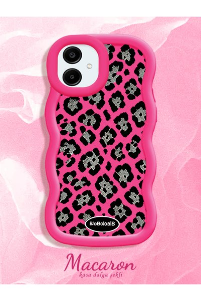 CHICASELUX Samsung Galaxy A06 4g Compatible Wavy Frame Leopard Print High Qua...