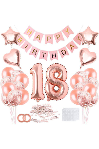 Generic Brand 18th Birthday Party Balloon Set