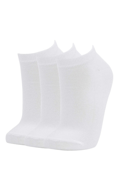 DeFacto 3-teilige kurze Damensocken aus Baumwolle T7370az21au