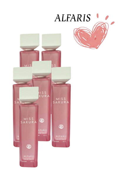alfaris 6 Pieces Miss Sakura Perfume 200ML