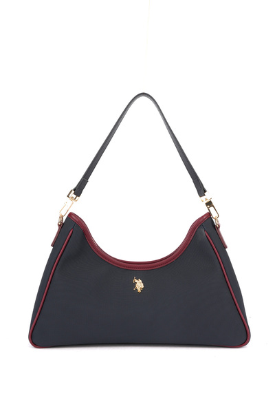 U.S. Polo Assn. Navy Blue-Claret Red Women's Shoulder Bag Us26283