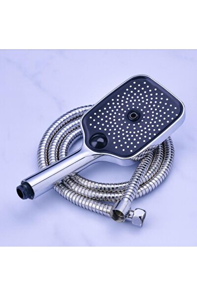 Generic Round Shower Head with Holder and Base - Italian Romata