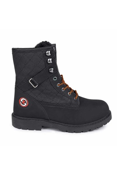 Gınnex Unisex Rahat Kaymaz Taban Bağcıklı ve Fermuarlı Şık Trend Günlük Kışlı...
