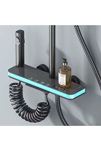 NO BRAND Coloană de duș multifuncțională cu termostat digital, afișaj LED, 3 ...