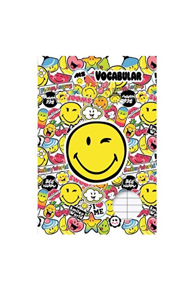 Jumbo Caiet de vocabular cu copertă cu emoji - 24 de pagini