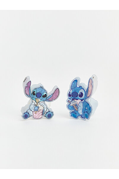 LC Waikiki Karışık Stitch Figürlü Kız Çocuk Toka Seti 2'li