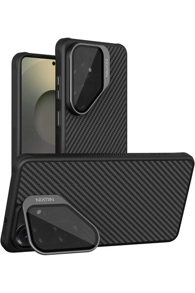 Nillkin CarboProp Magnetic (Transparent Black Lens Cover stand) Series Cover ...
