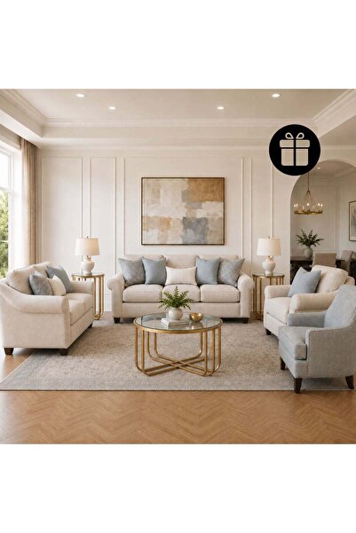 Ashley Furniture طقم أريكة بيلريد مع طاولة ميلوتون مجانية (مجموعة من 3 قطع)