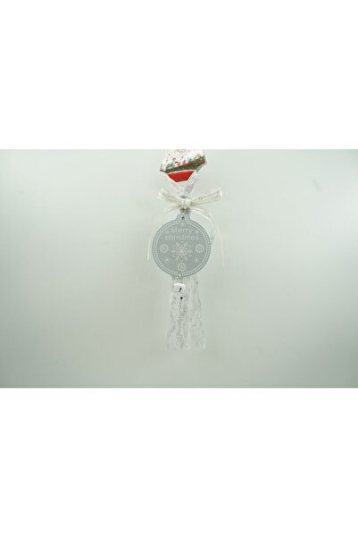 Rao Ornament de Brad Medalion, Gri, Lemn, 25 Cm