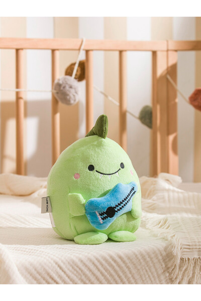 LC Waikiki Rmz Gi̇yi̇m Farkiyla Baby Dino Embroidered Baby Plush Throw Pillow...