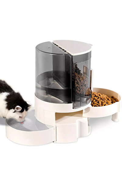 STARSTAR Water and food dual-purpose feeder, automatic cat and dog feeder, ca...