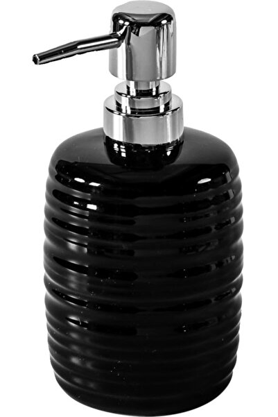 Morvena Picks Distribuitor rotund de săpun din ceramică de 410 ml cu decorare...