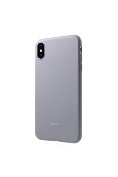 Roar Korea Ολοήμερη Ματ Θήκη Σιλικόνης για iPhone XS Max 6.5 ιντσών - Γκρι
