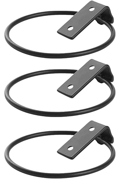 STARSTAR Wall-mounted flower pot tray metal plant stand set, 3 rings, 6 inche...