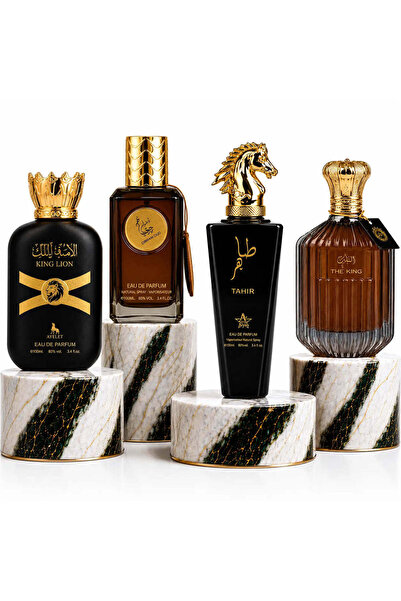 ARYAN RAHMA SET 4 - King Lion + Dirham Oud + Tahir Gold + The king