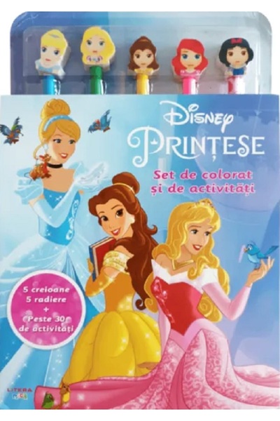 Litera Disney Printese. Set de colorat si de activitati