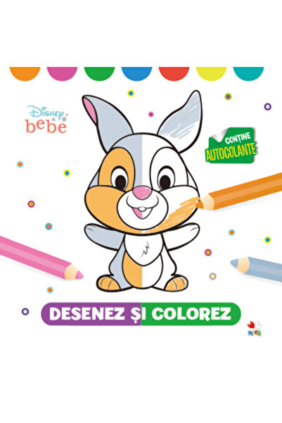 Litera Disney Bebe. Desenez si colorez