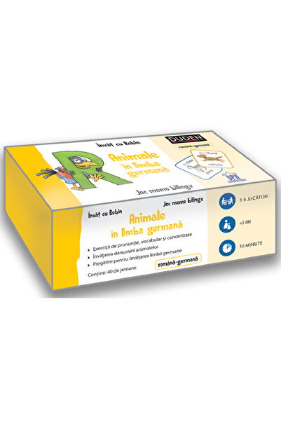 Didactica Publishing House Invat cu Robin. Animale in limba germana - Dorothe...