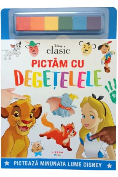 Litera Disney clasic. Pictam cu degetelele