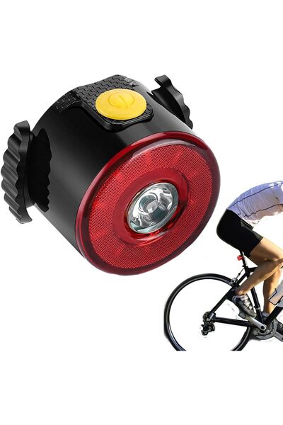 Morvena Picks Lumină spate de bicicletă super luminoasă, reîncărcabilă prin U...