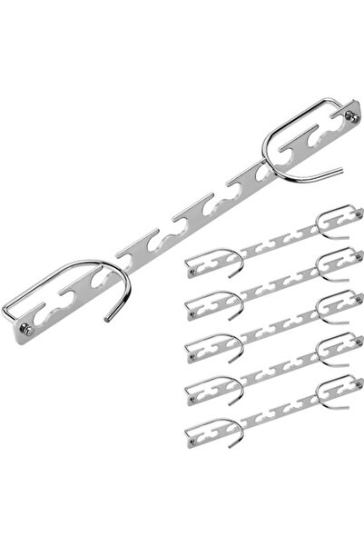 STARSTAR 6x Space-Saving Metal Clothes Hangers - Multiple 6-in-1 Clothes Hang...