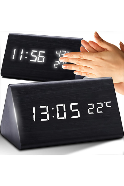 STARSTAR LED Digital Wall Clock with Date, 12/24-Hour Display, USB Interface,...