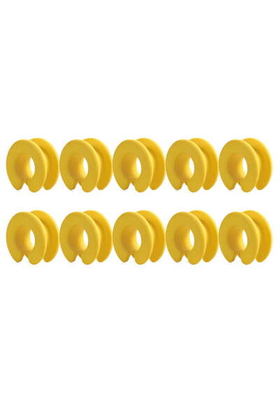 STARSTAR 10-pack of colored hanger spacers, silicone anti-fall hanger fixing ...