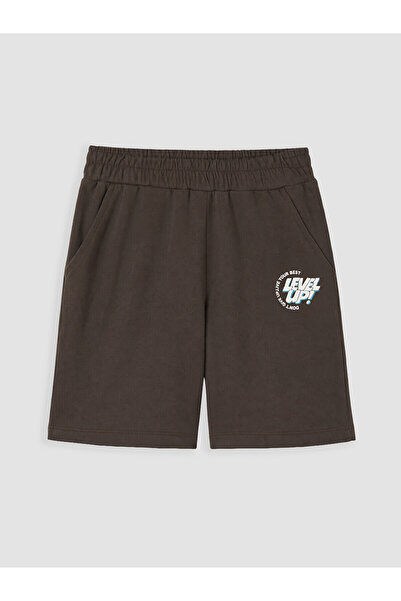LC Waikiki Nevavm Printed Boy's Shorts with Difference