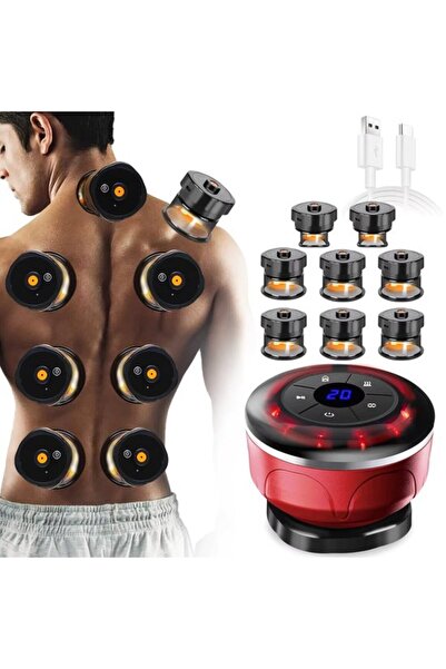 STARSTAR Cup Electric Cupping Massager - Gua Sha - Vacuum Suction Cups - EMS ...