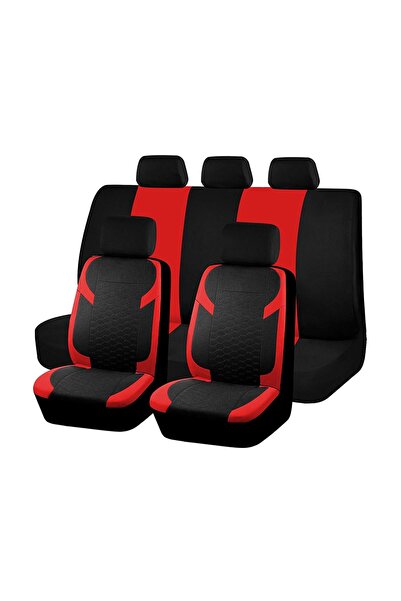 STARSTAR Complete Set Car Seat Covers 9-Piece Low-Back Front Rear Seat Covers...
