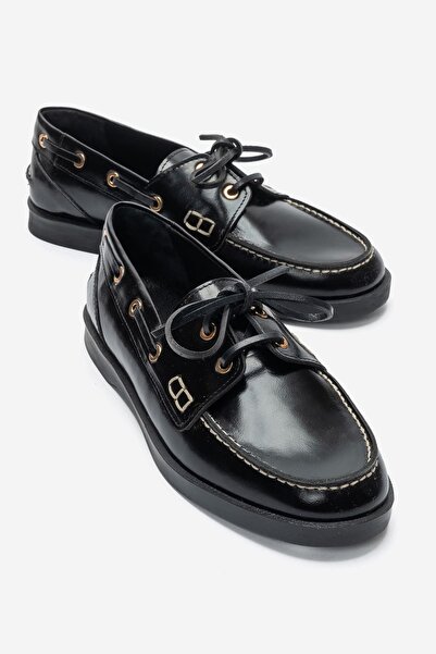 Zeynep Sıradağlı Leonelda Women's Genuine Leather Loafer Black