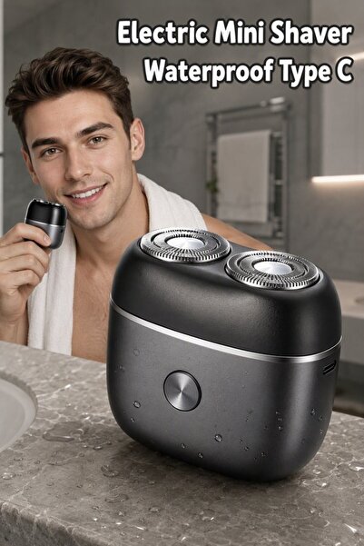 Generic 1 Metal Mini Electric Shaver Beard Trimmer Type C Fast Charge Waterpr...