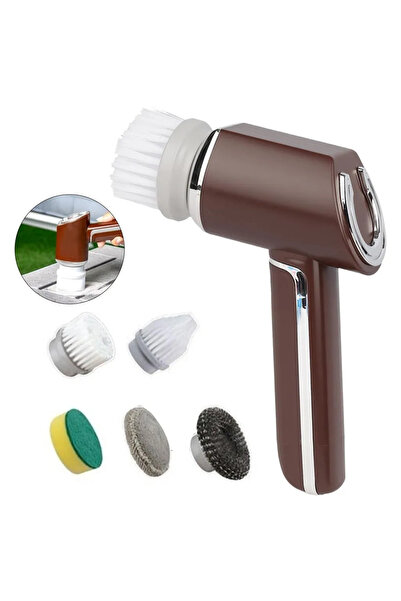 Morvena Picks Perie electrică de curățare, design fără fir, viteză de 350 rpm...