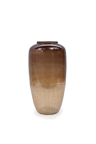Vitale FLOW Vază de sticlă Cappuccino 20x38cm