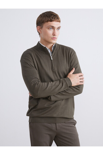 LC Waikiki Funnel Neck Men's Knitwear Sweater