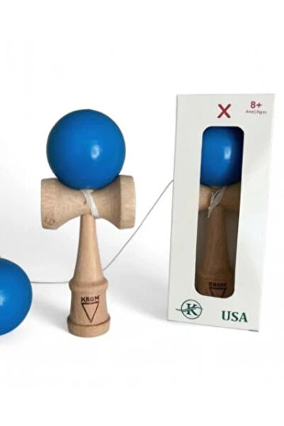 OEM Kendama Krom Albastru plus ata de Rezerva , Jucarie interactiva Profesion...