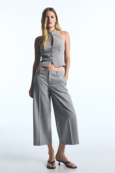 Bershka Straight fit kapri pantolon