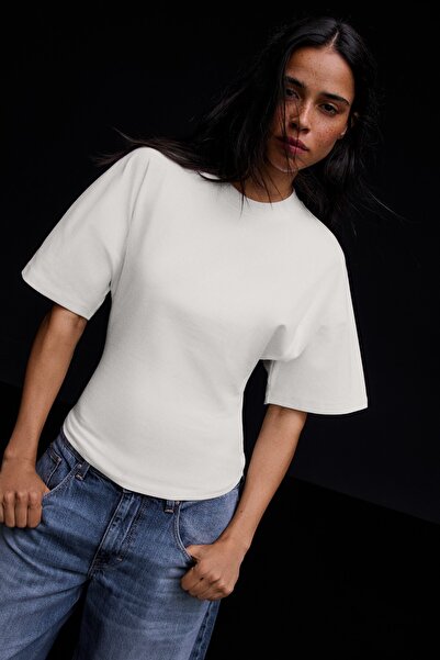 Bershka Kısa kollu korse tişört
