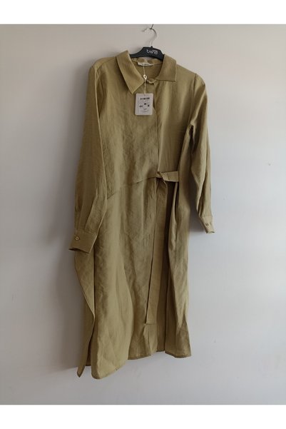 Armine TREND 26 Ya 469 Tunic Oil Green with Side Pockets